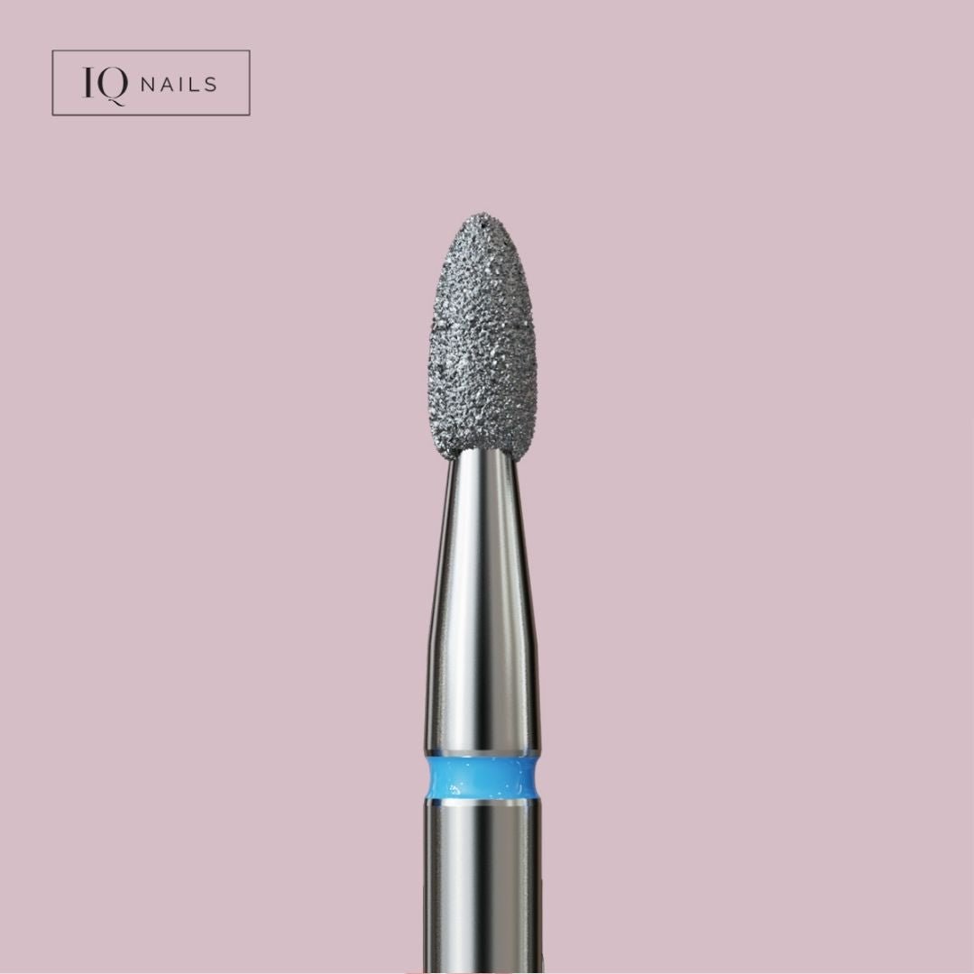 Frezy diamentowe do skórek - standardowy płomyk. Różne rozmiary - iqnails