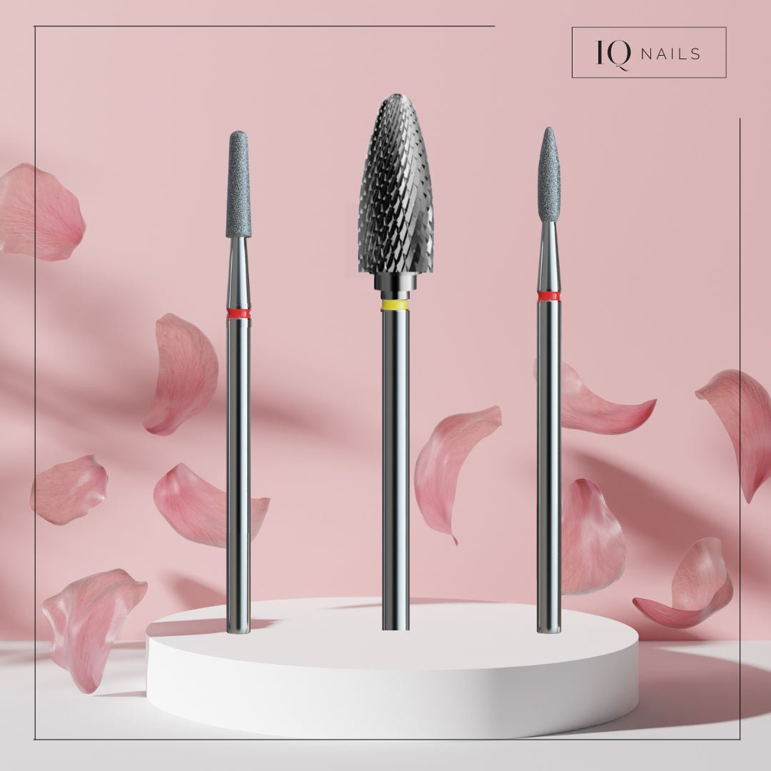 IQN Pakiet 19 - Pakiet 3 frezów Soft, idealnych na początek - iqnails