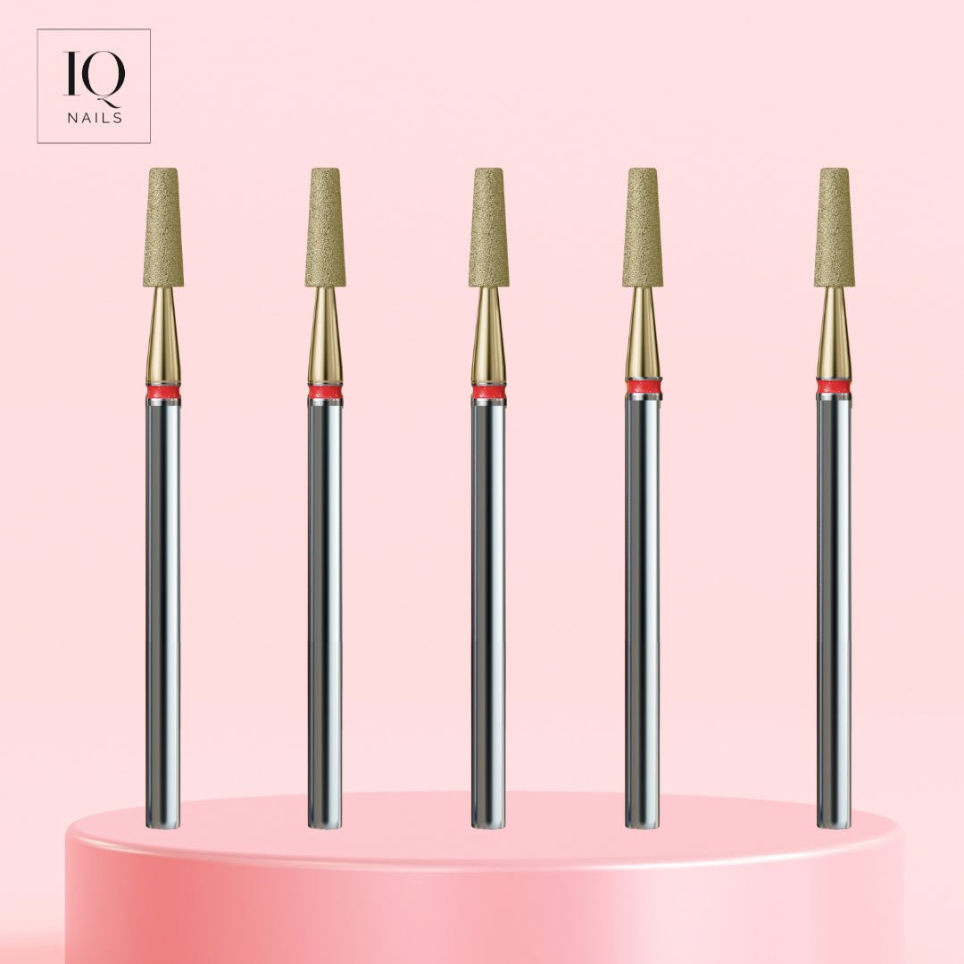 IQN Pakiet 21 - Pakiet delikatny, ścięty stożek ze złotą powłoką - iqnails