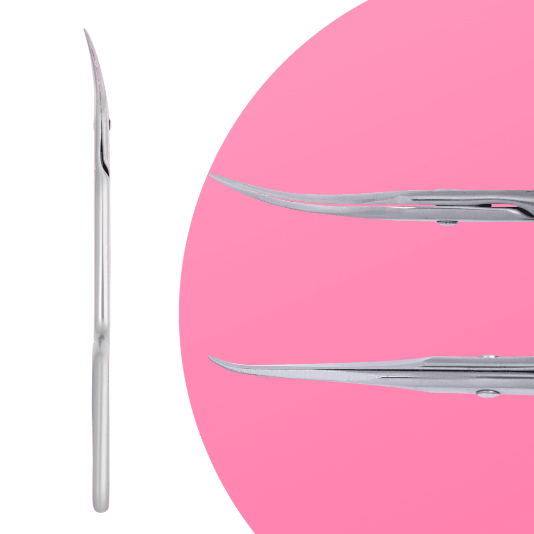 Nożyczki do Skórek z Haczykiem Premium (długość ostrzy 25 mm) - iqnails