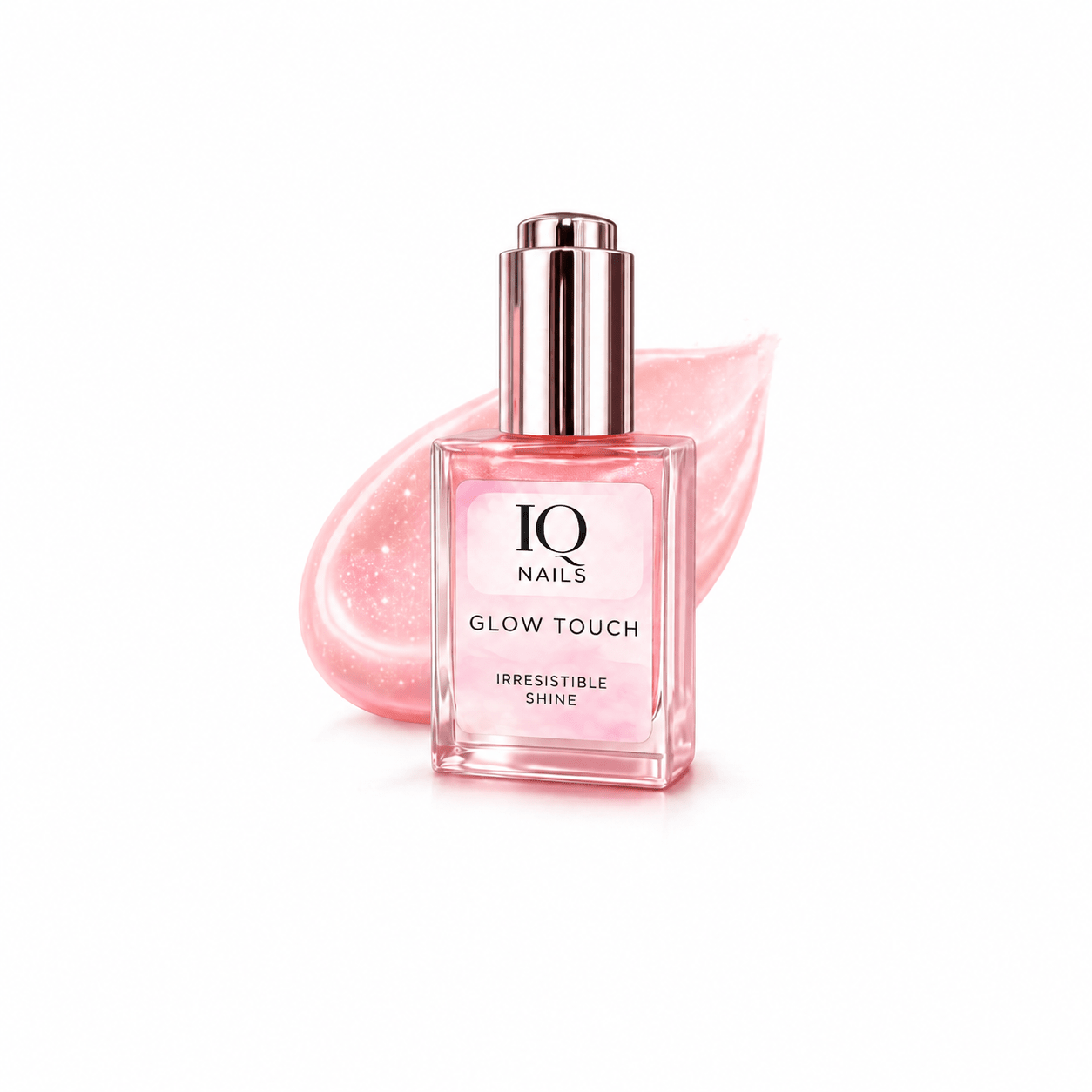 Oliwka do Dłoni i Paznokci z Delikatnymi Drobinkami - Glow Touch 30 ml - iqnails
