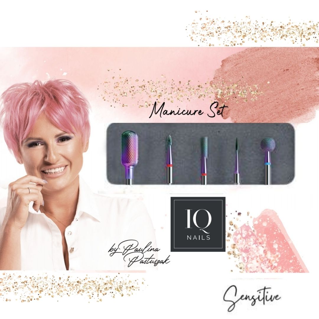 Zestaw frezów Sensitive by Paulina Pastuszak - iqnails