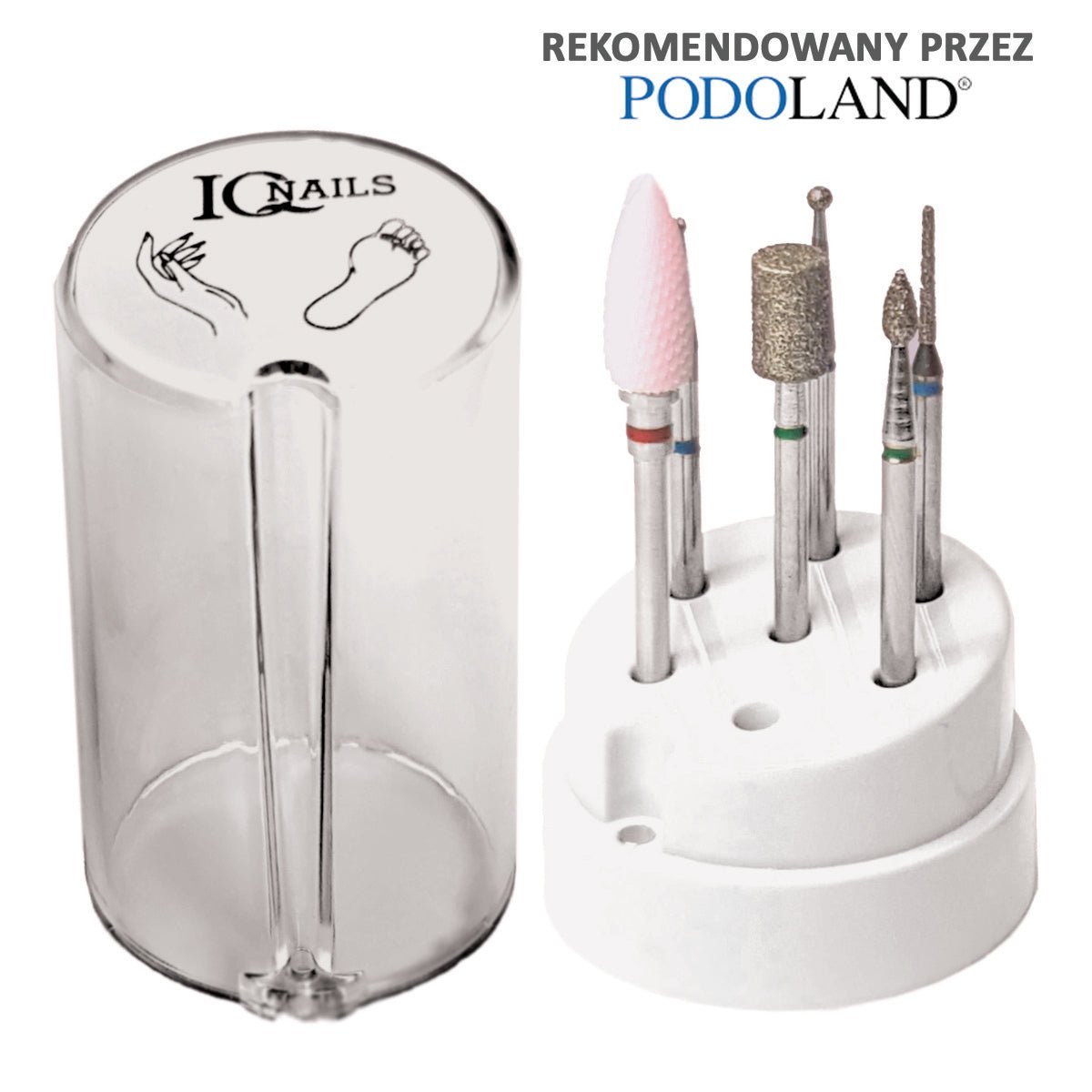 Zestaw frezów zdrowe stopy & dłonie - iqnails